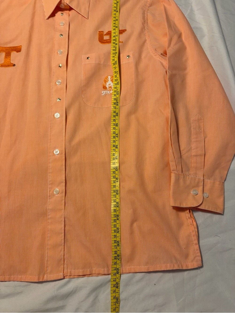 Vintage Mili Designs M Tennessee Volunteers Button Up Shirt Women’s Appliqué - Picture 9 of 13